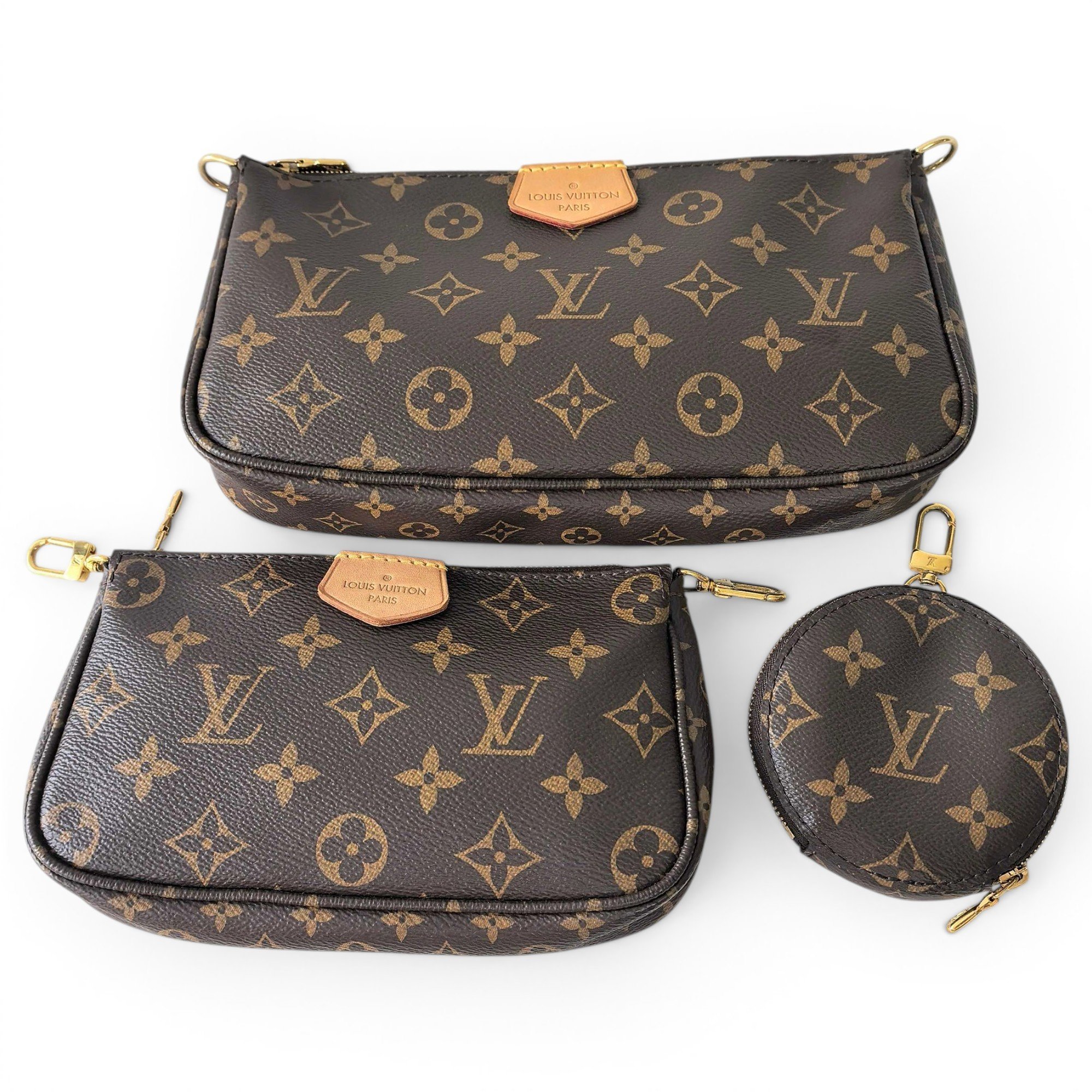 Multi Pochette Accessoires leather bag
