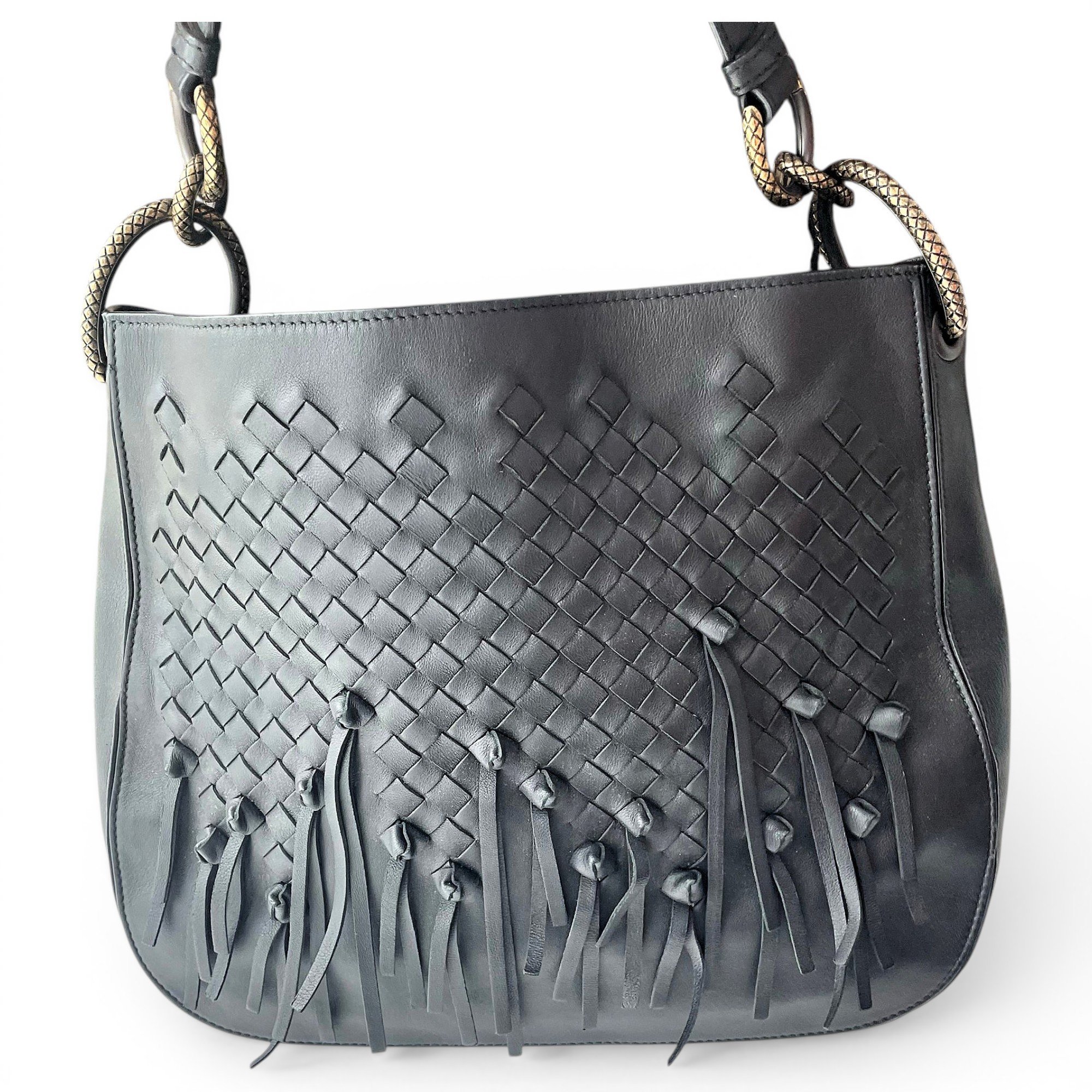 Leather handbag