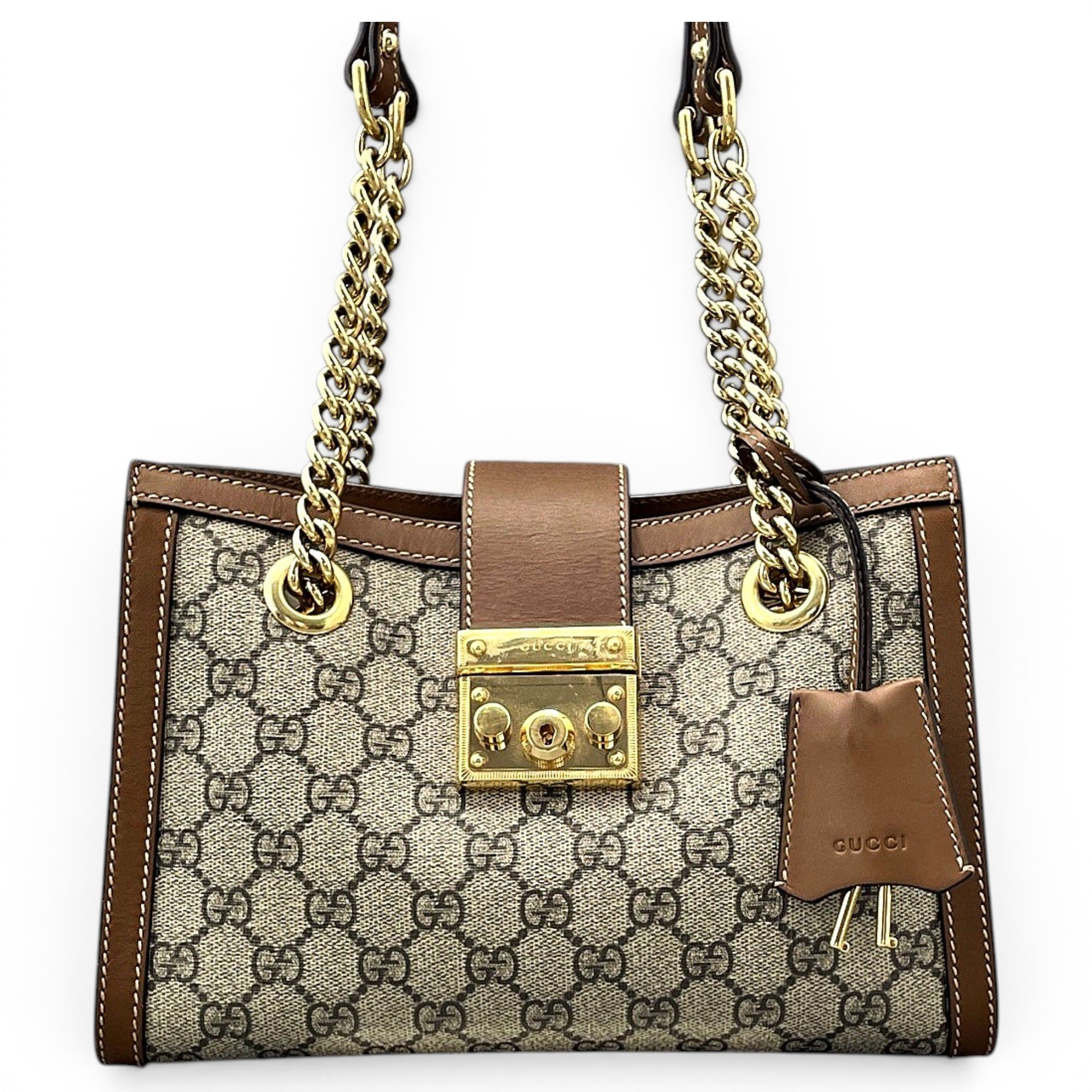 Padlock cloth handbag