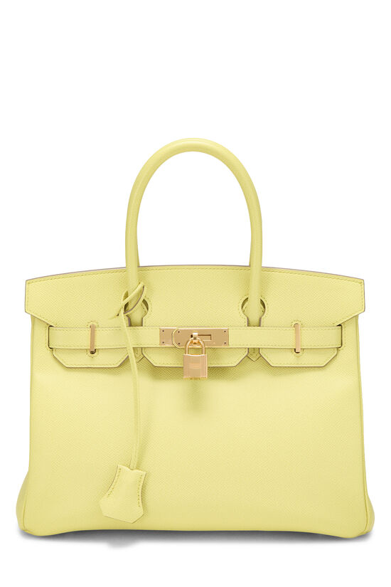 Hermes Soufre Epsom Birkin 30