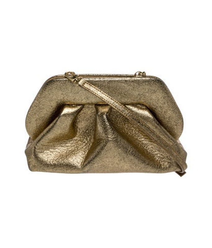 Themoire Leather Shoulder Bag