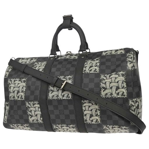 Louis Vuitton Keepall cloth travel bag