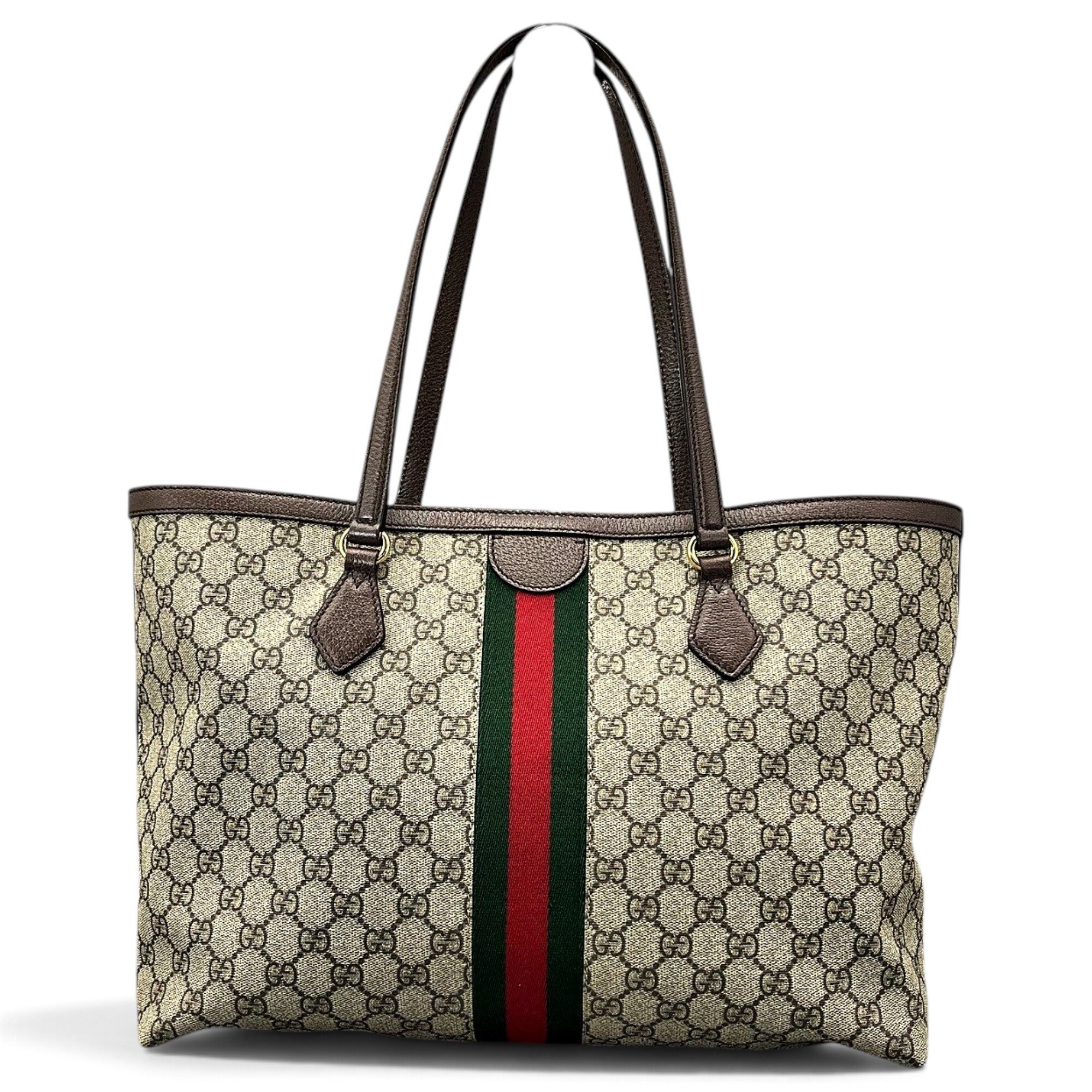 Ophidia Shopping leather handbag