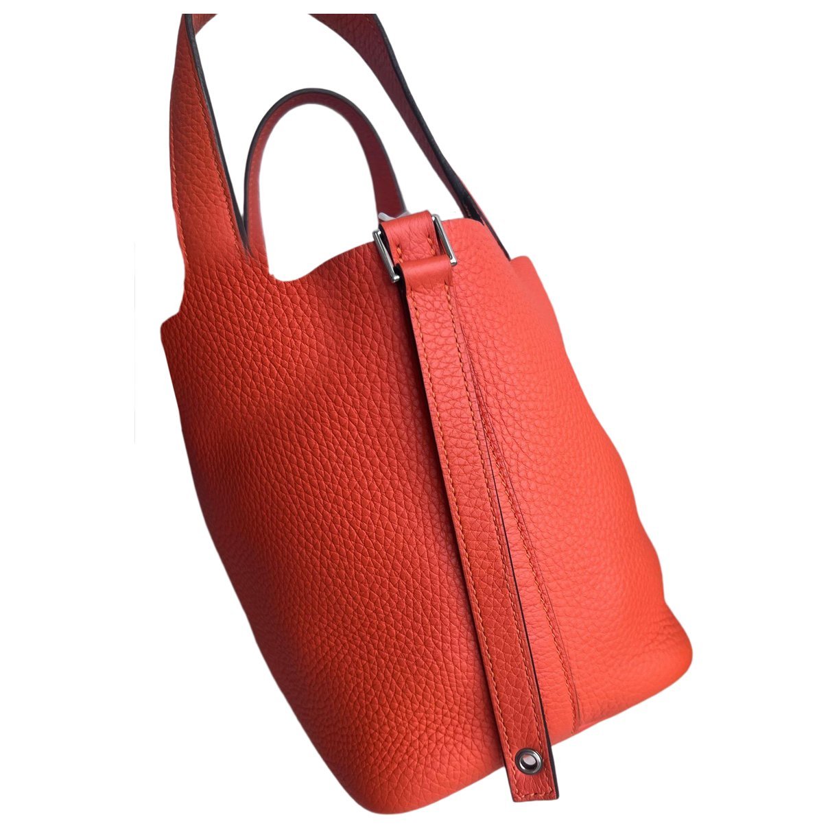Picotin leather handbag