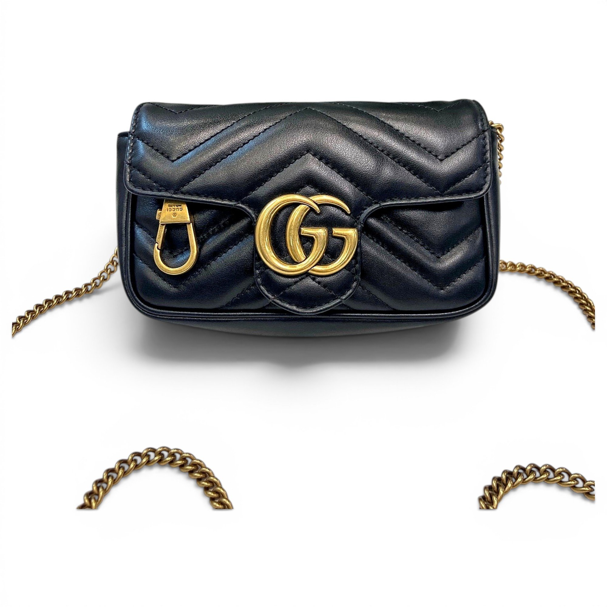 GG Marmont Flap leather handbag