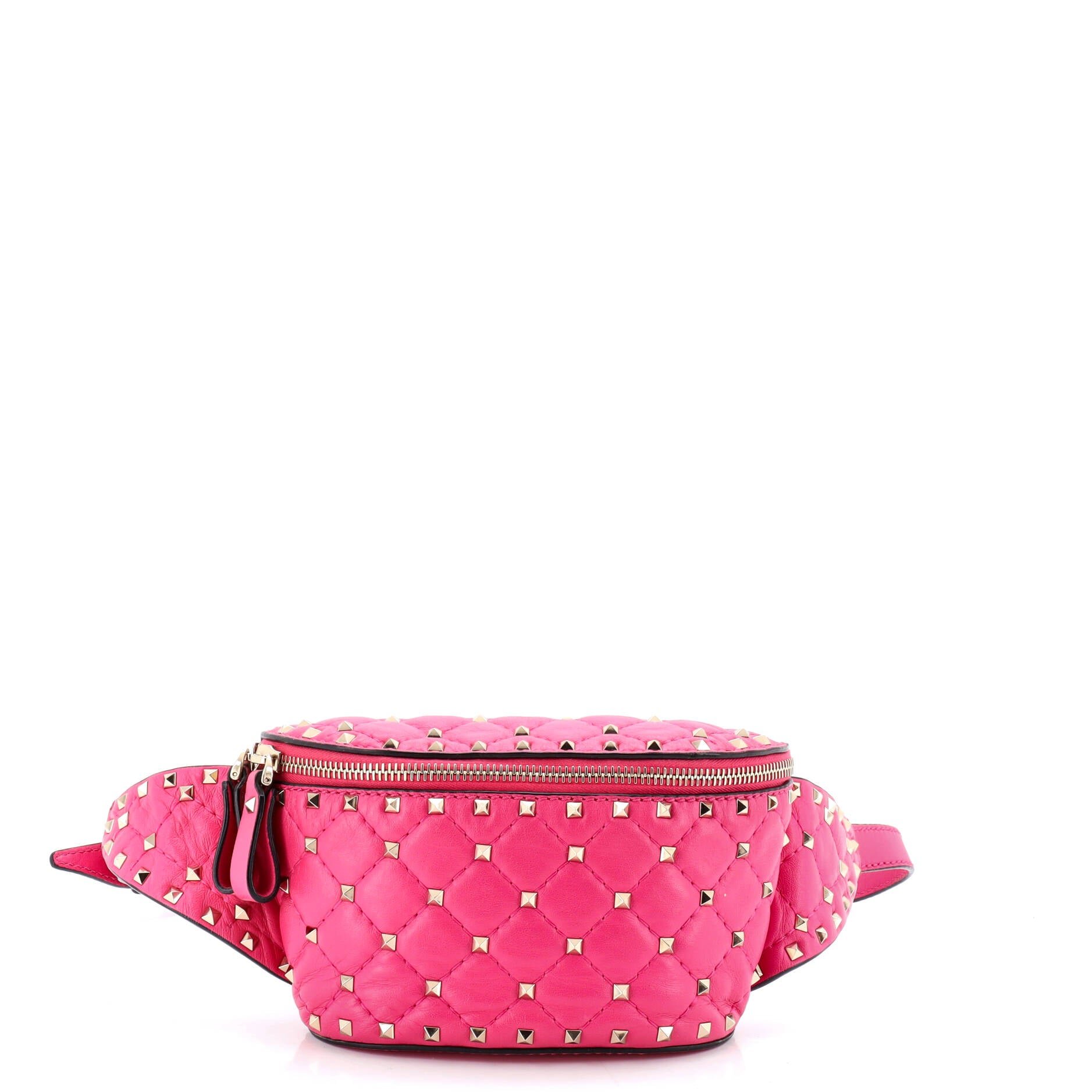 Valentino Garavani Rockstud Spike Belt Bag Quilted Leather