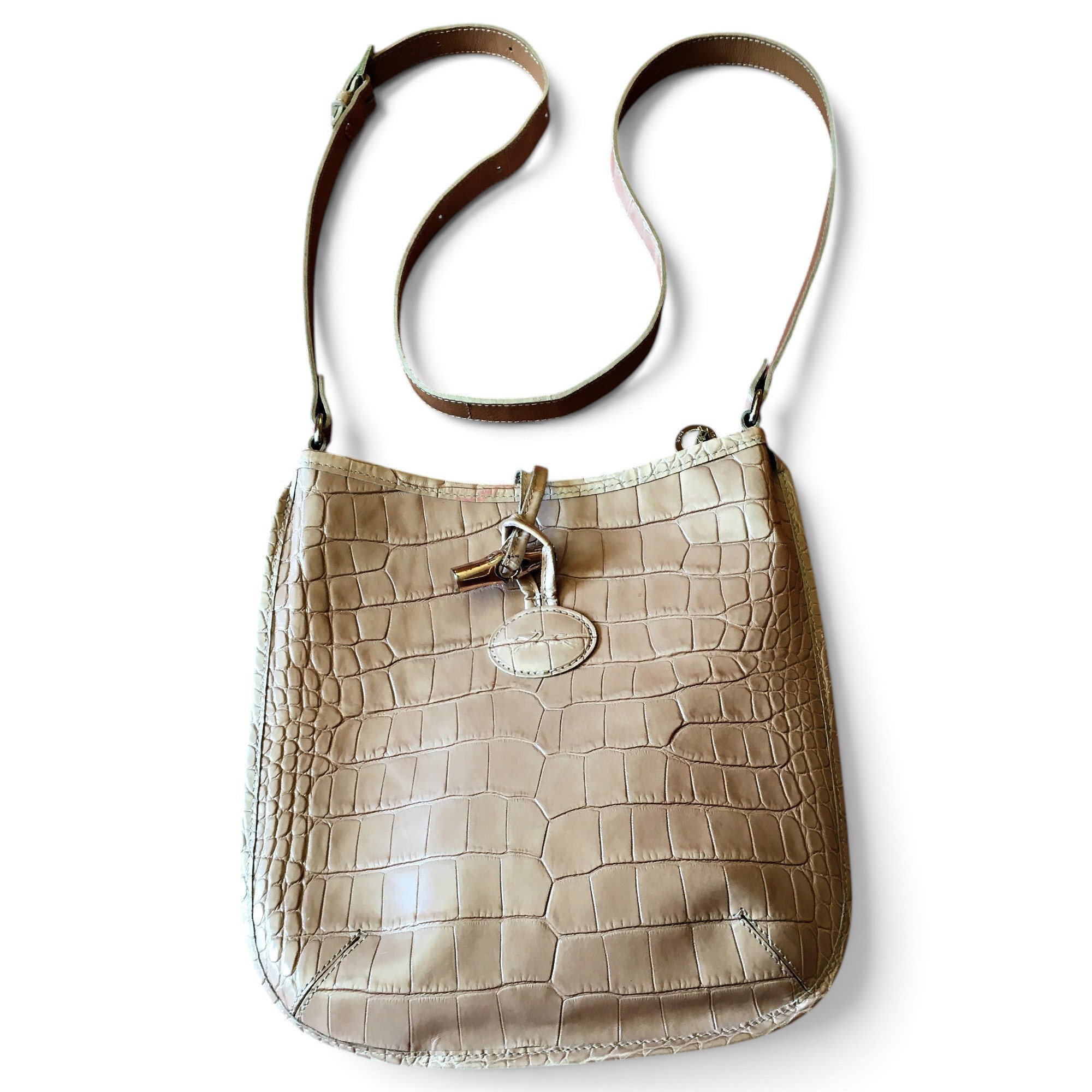 Roseau leather crossbody bag