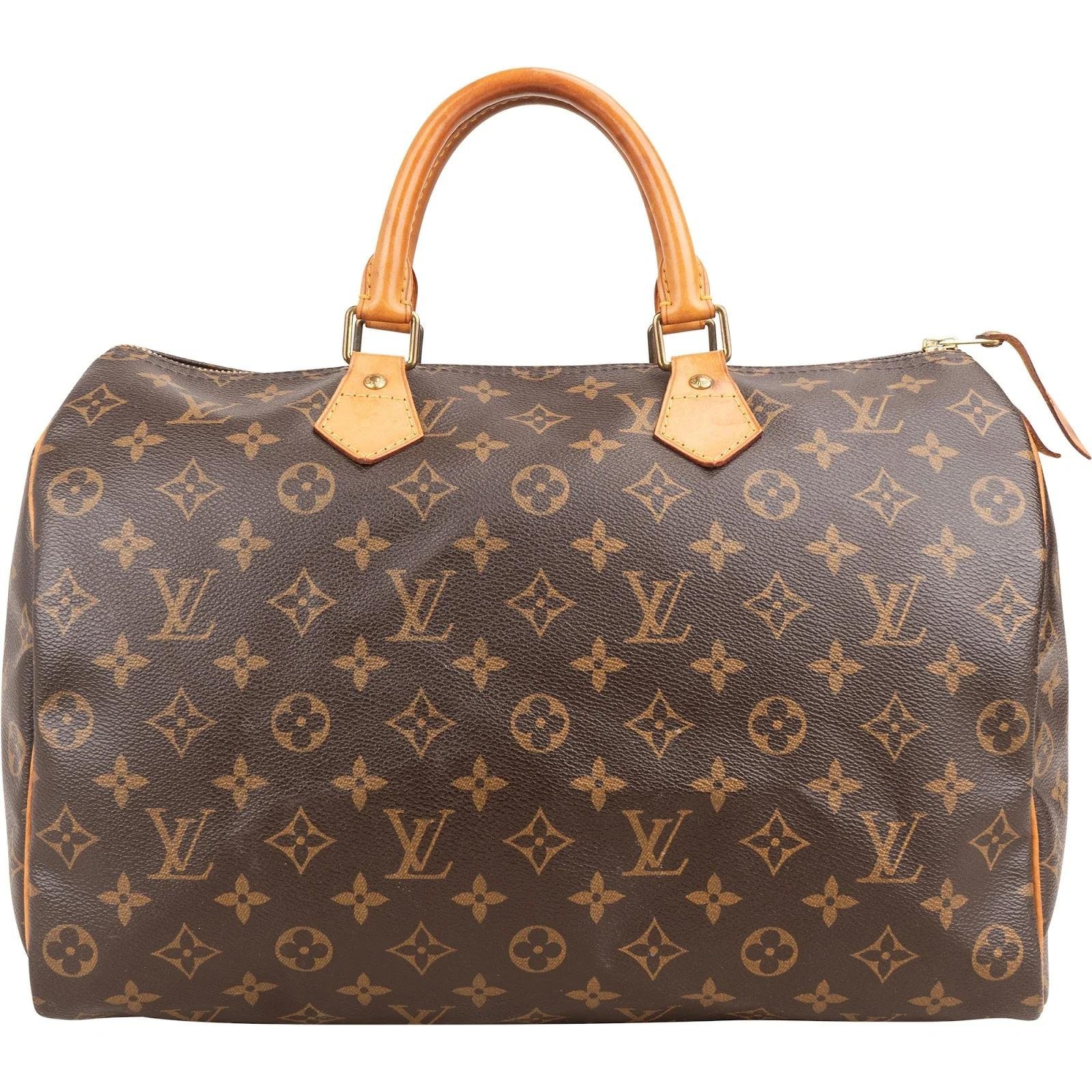Speedy leather handbag