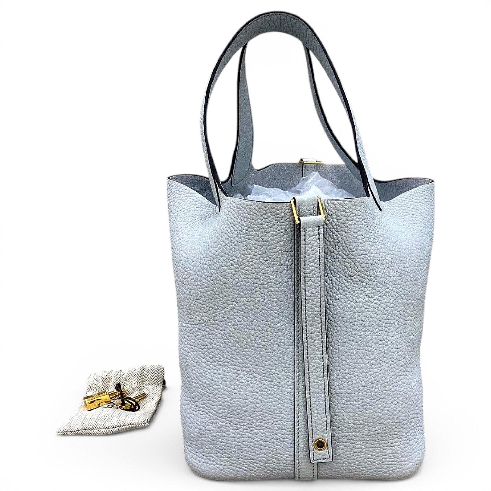 Picotin leather handbag