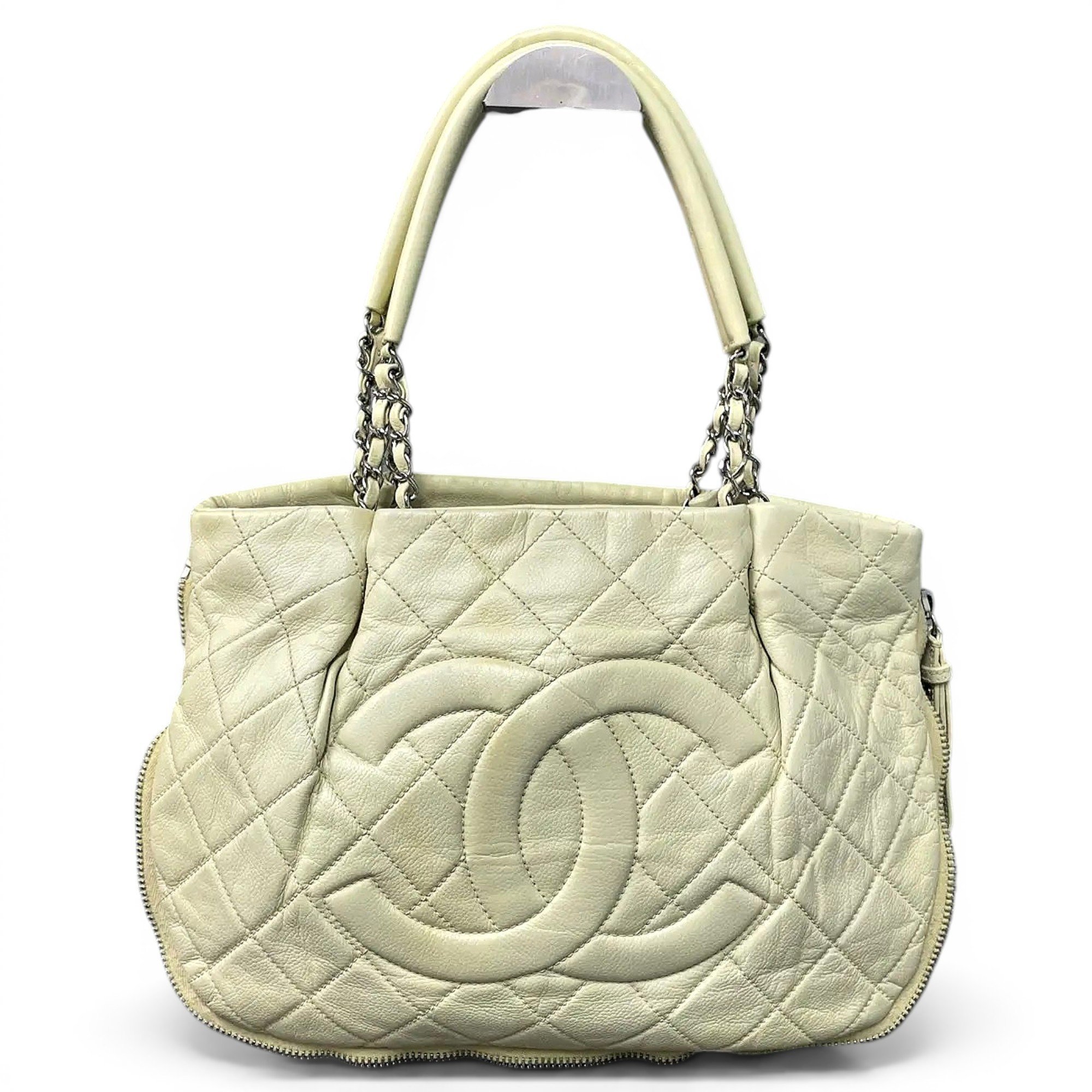 Leather tote