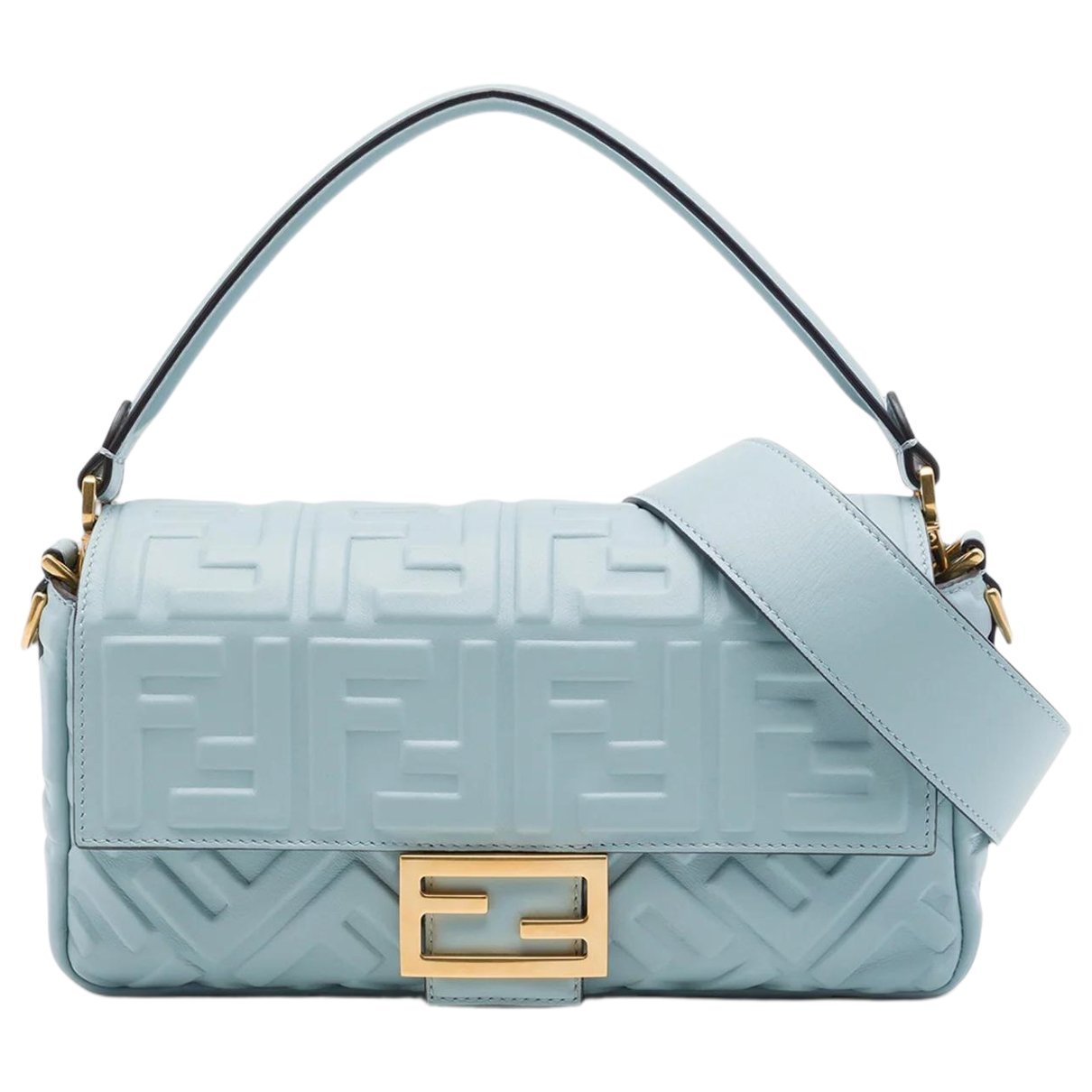 Baguette leather satchel