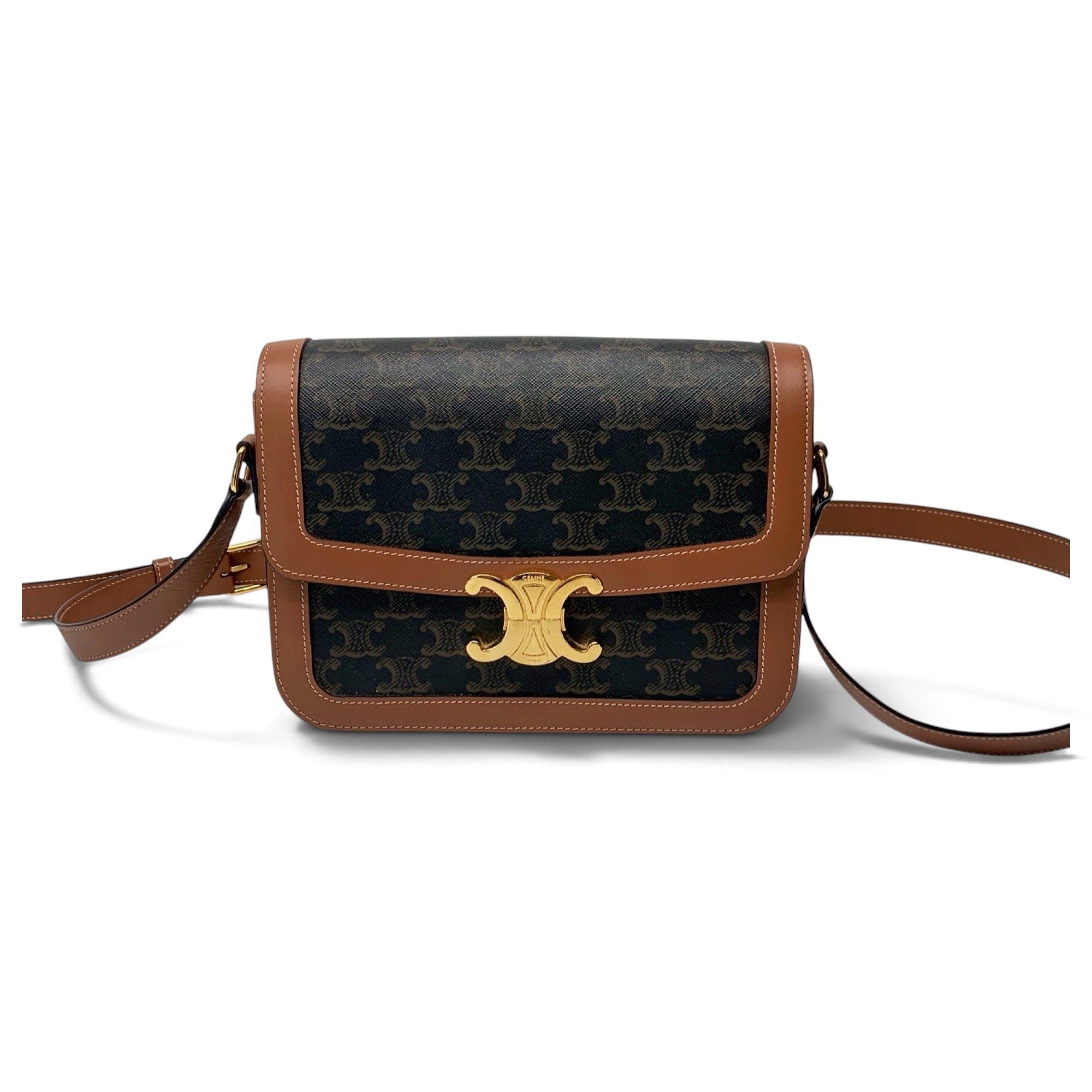 Triomphe cloth crossbody bag