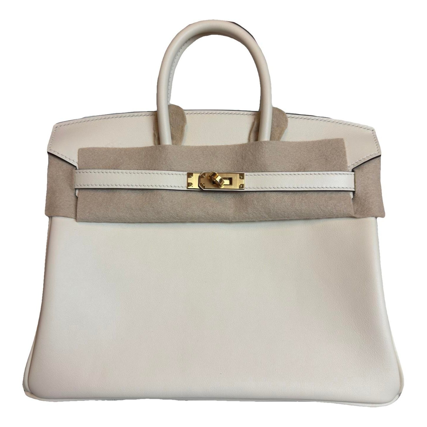 Birkin 25 leather handbag