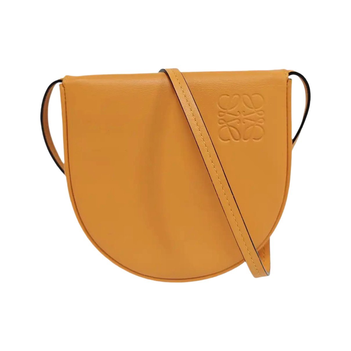 Heel leather crossbody bag