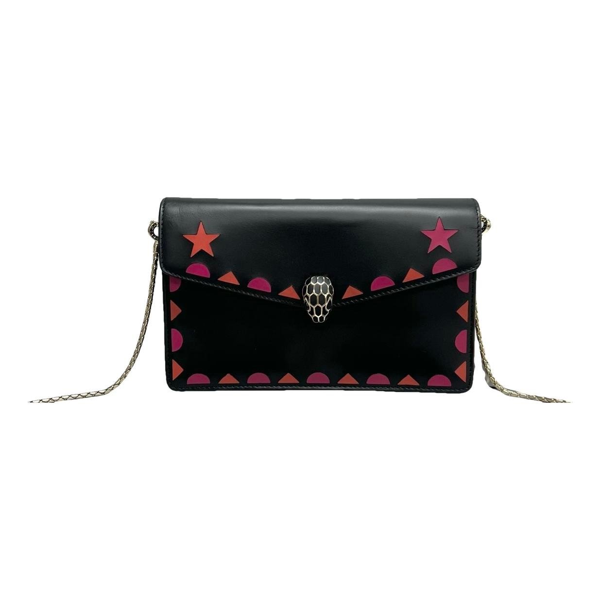 Serpenti leather handbag