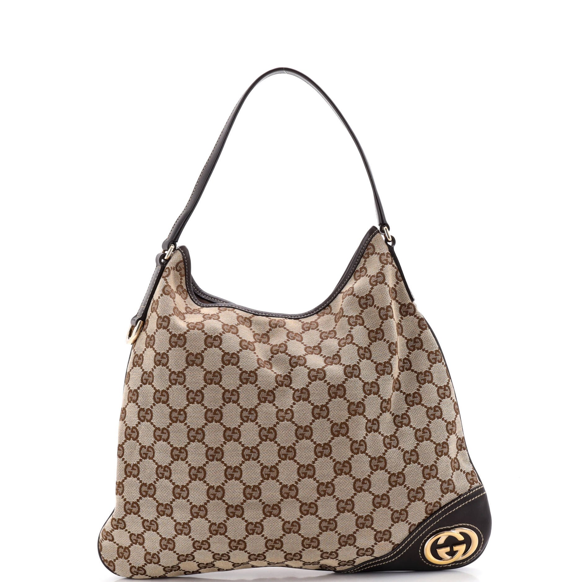 New Britt Hobo GG Canvas Medium