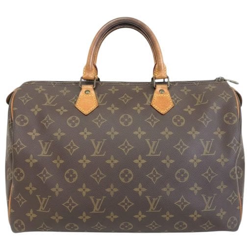 Speedy leather handbag