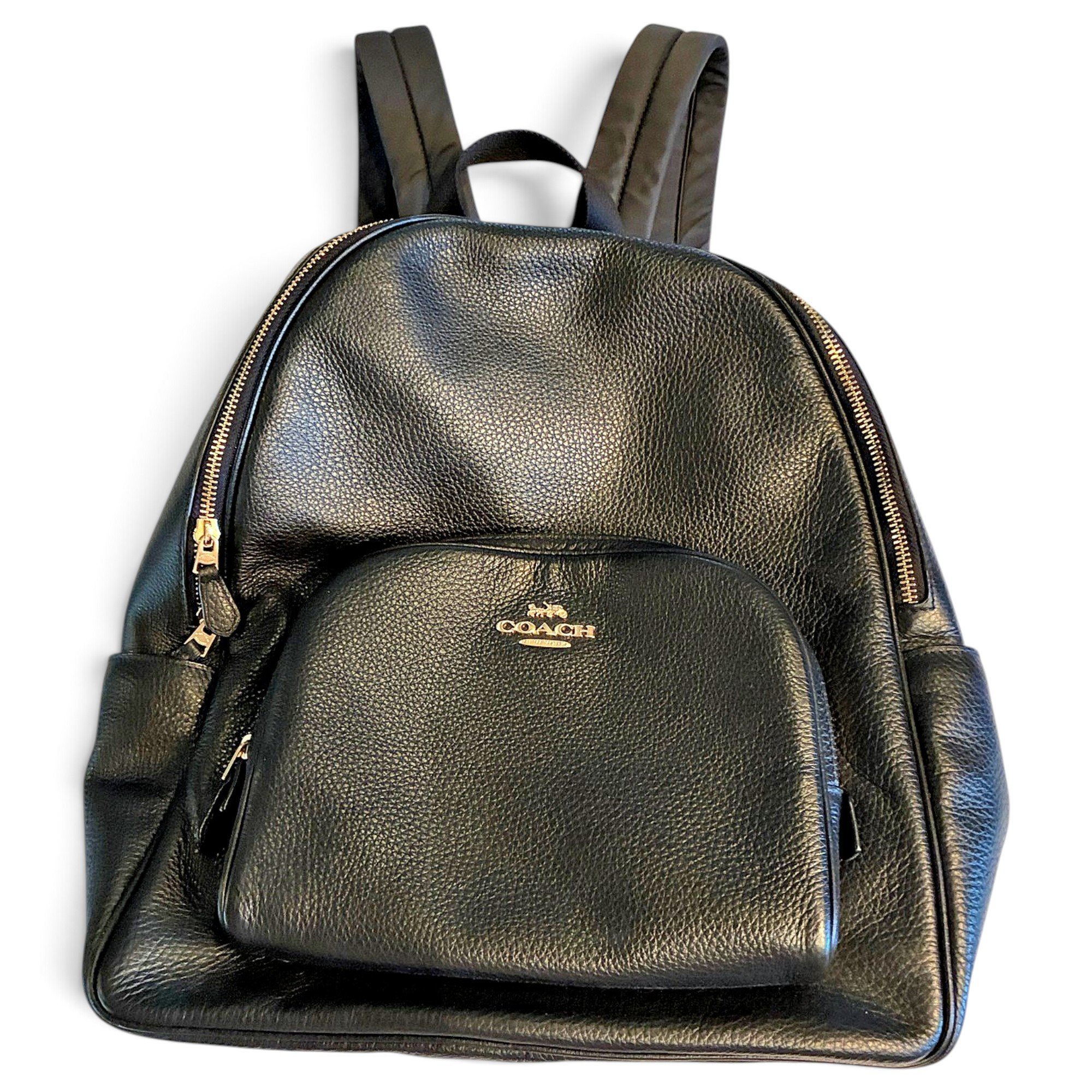 Leather backpack