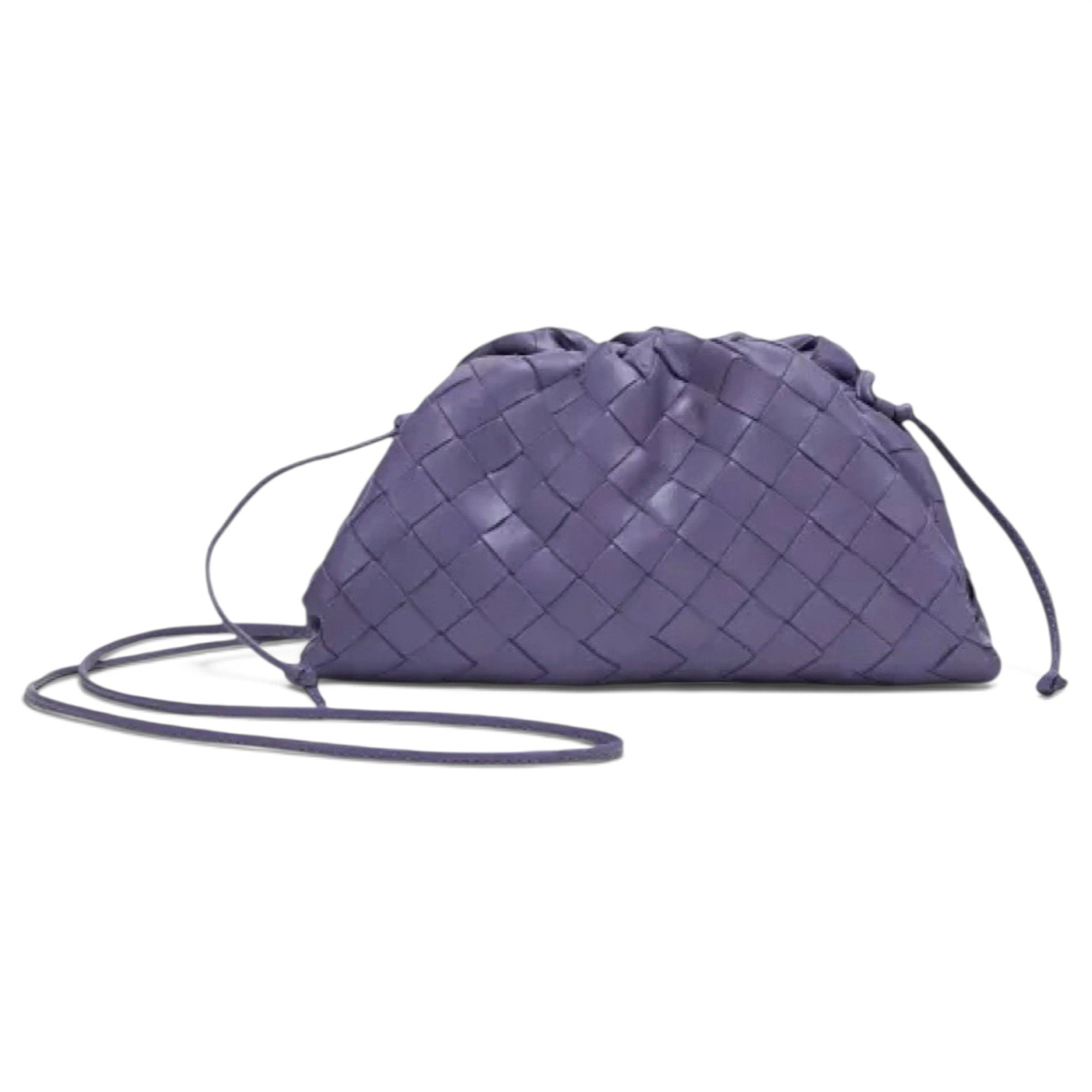 Pouch leather crossbody bag