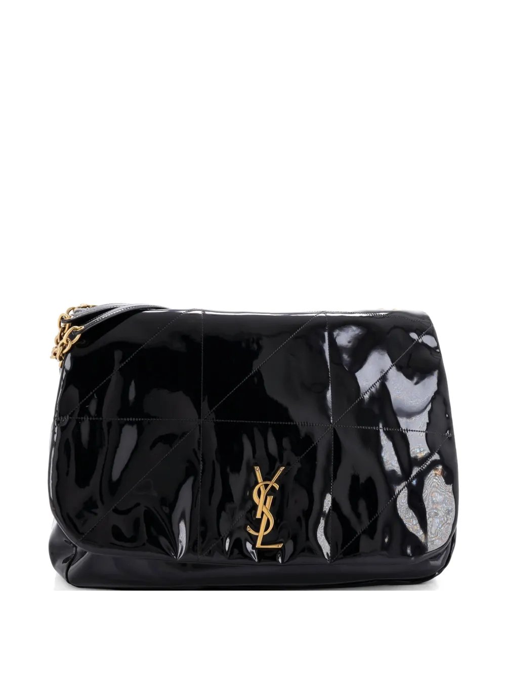 Jamie 4.3 Quilted Patent Large shoulder bag