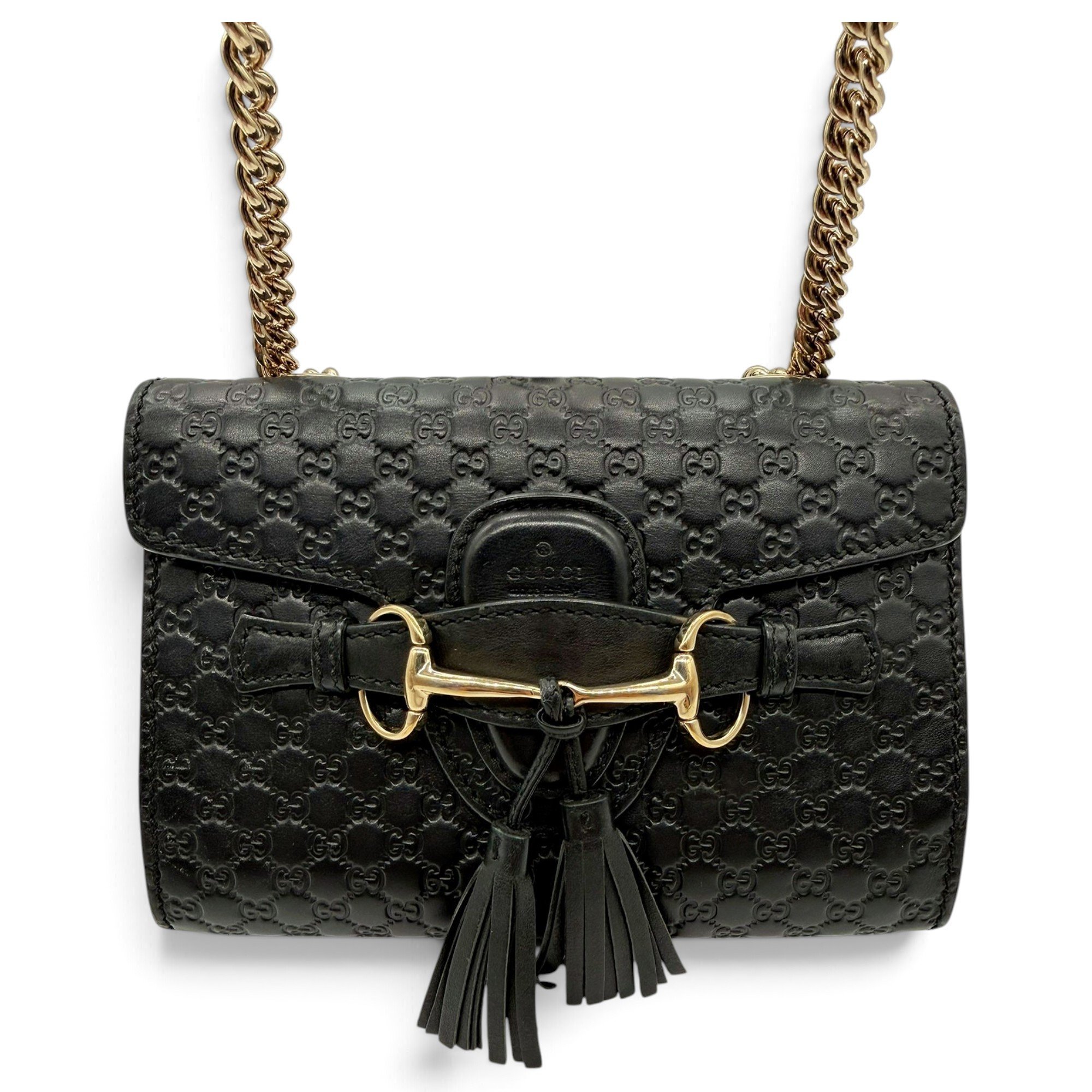 Emily leather clutch bag