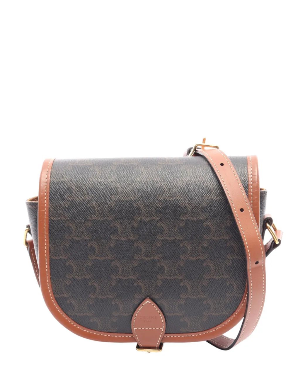 2019-2026 Medium Triomphe Coated Canvas Folco crossbody bag
