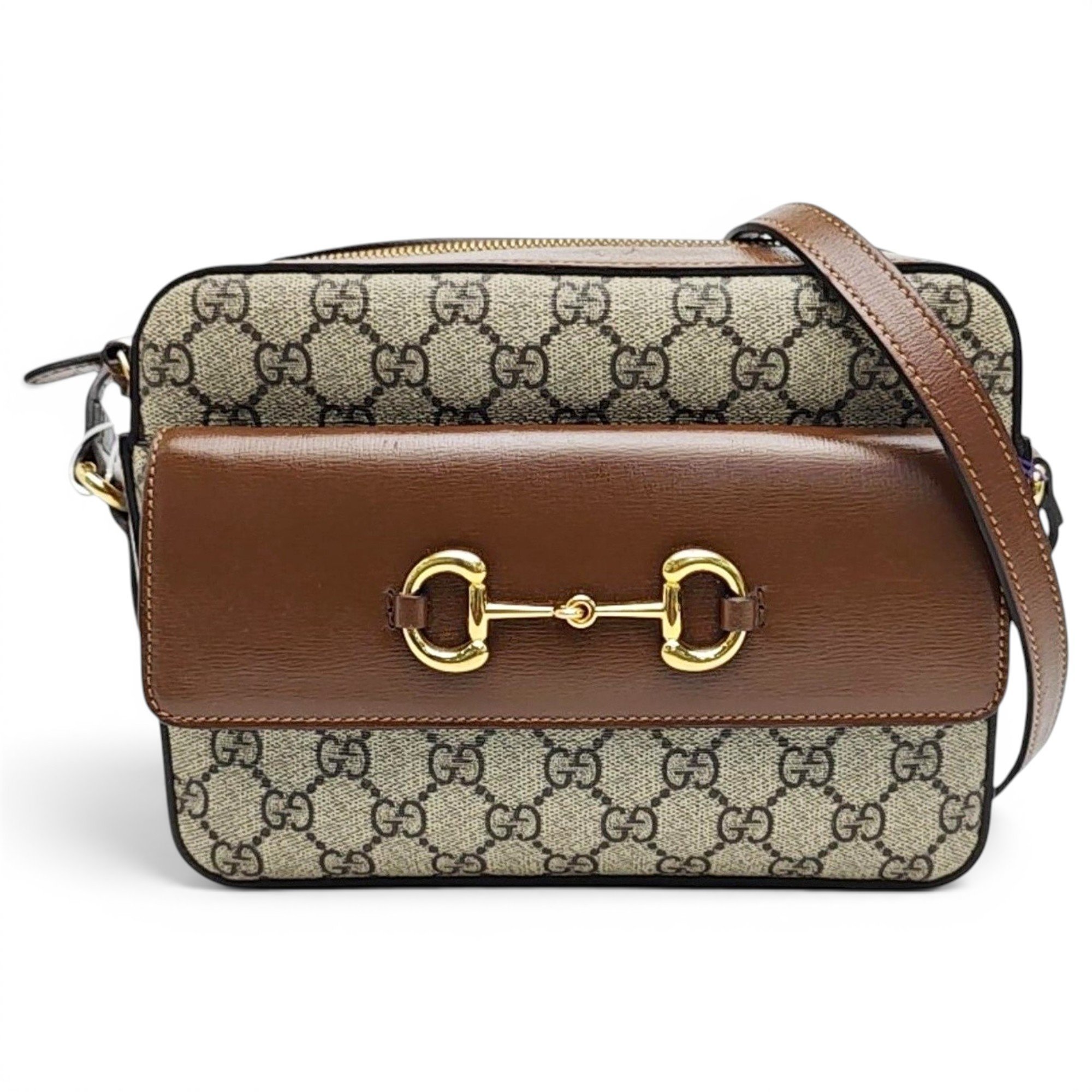 Gucci Handle Horsebit 1955 leather handbag