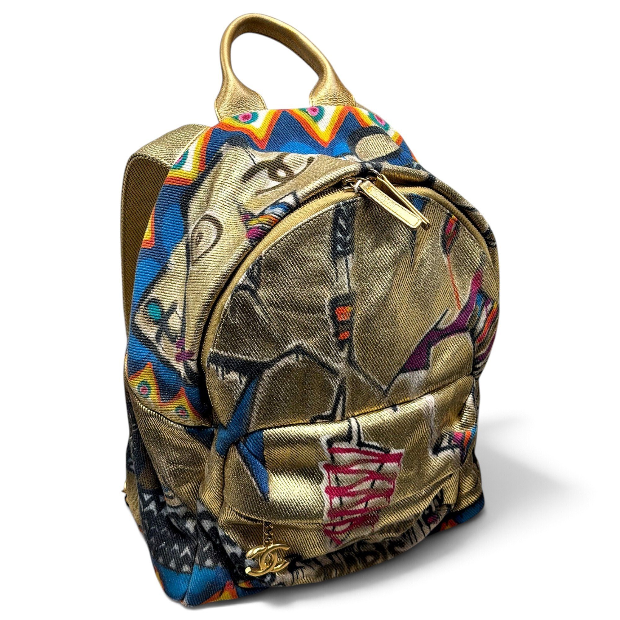 Graffiti cloth backpack