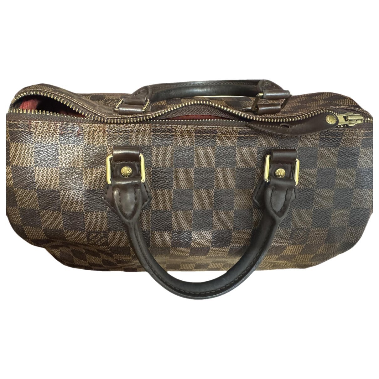 Speedy leather handbag
