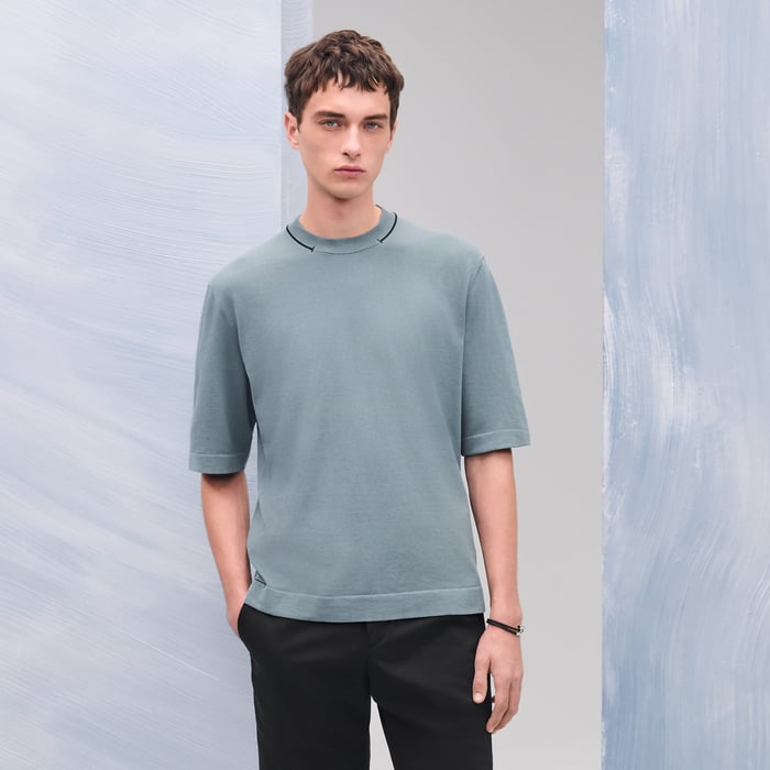 Eucalyptus "H Bartack" Crewneck Sweater