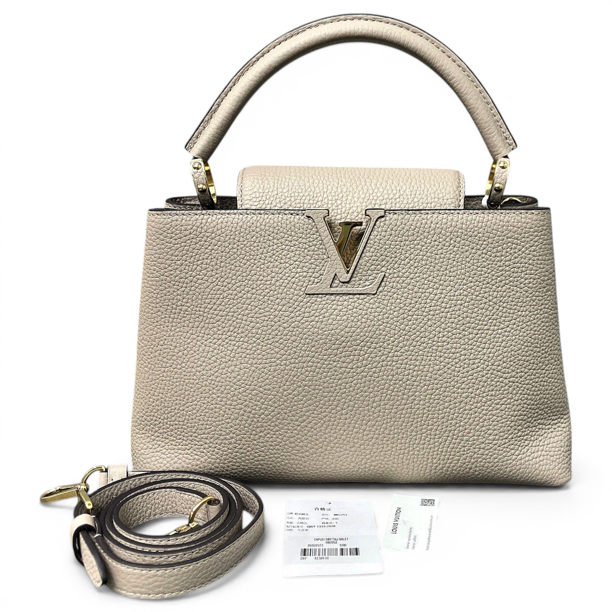 Capucines leather handbag