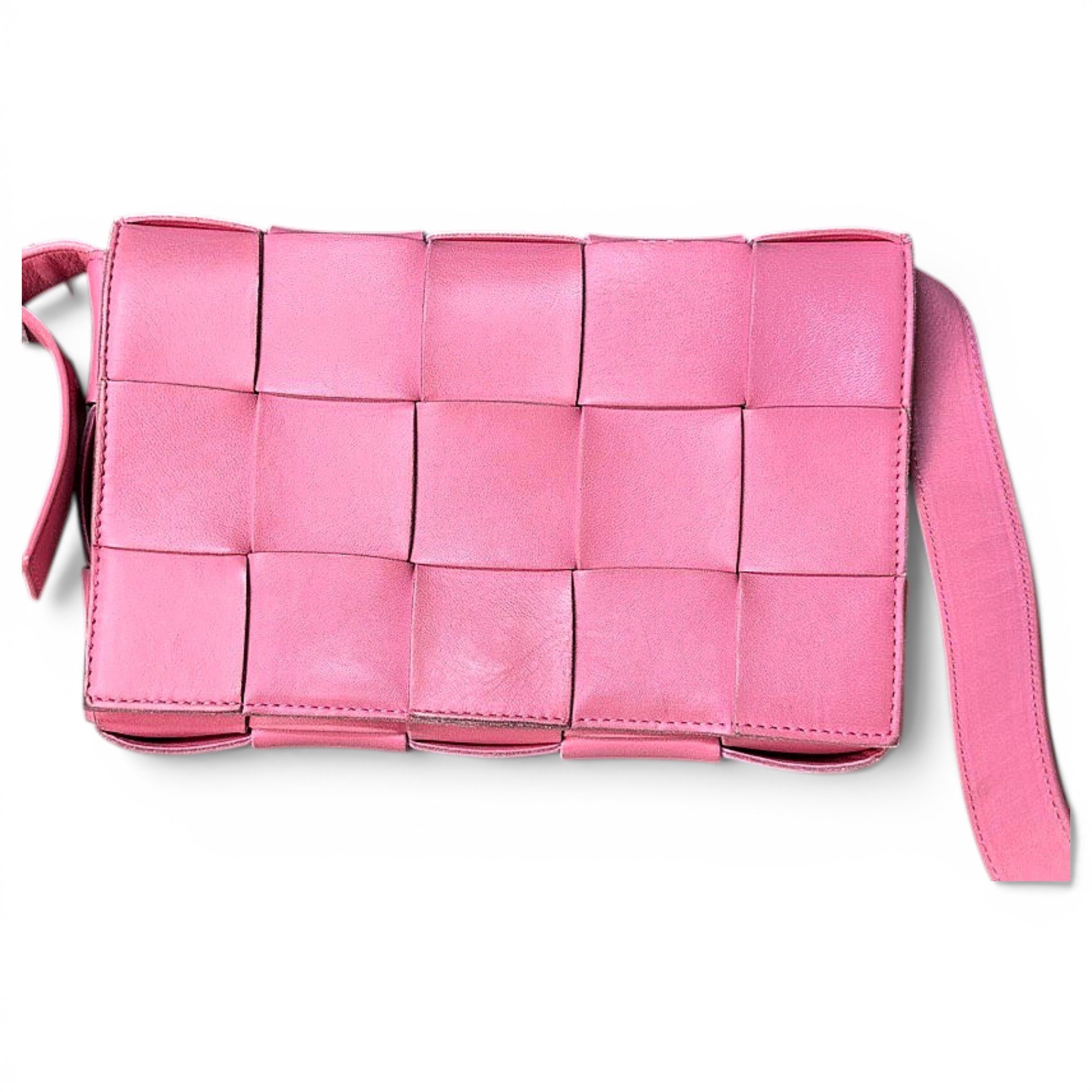 Cassette leather crossbody bag