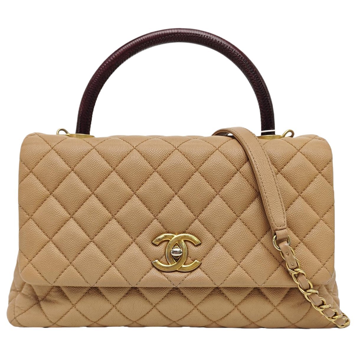 Coco Handle leather handbag