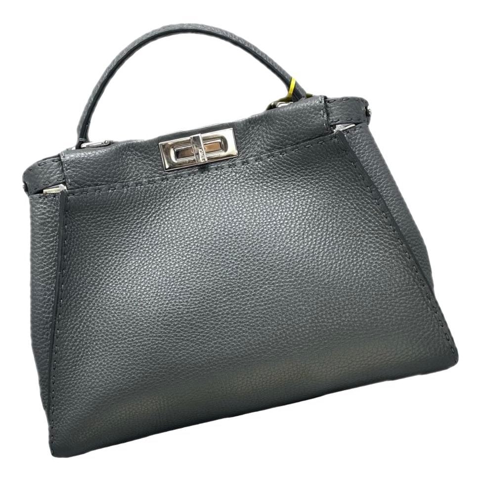 Peekaboo leather handbag