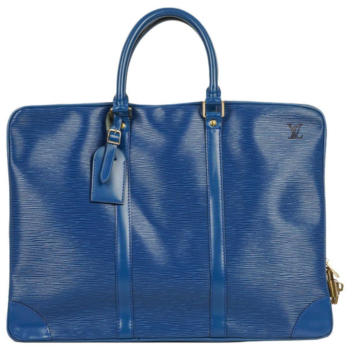 Porte Documents Voyage leather handbag