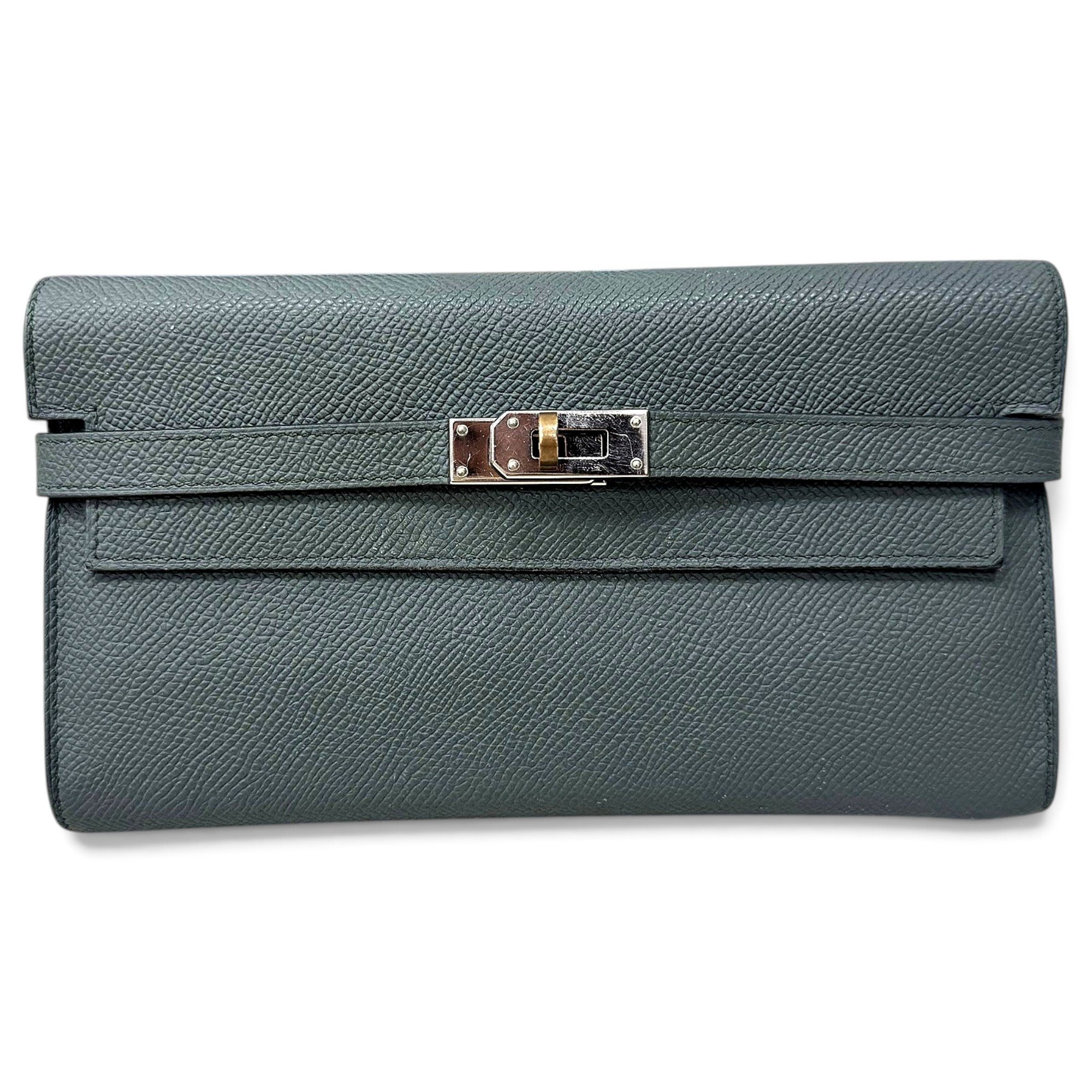 Kelly to go leather clutch bag