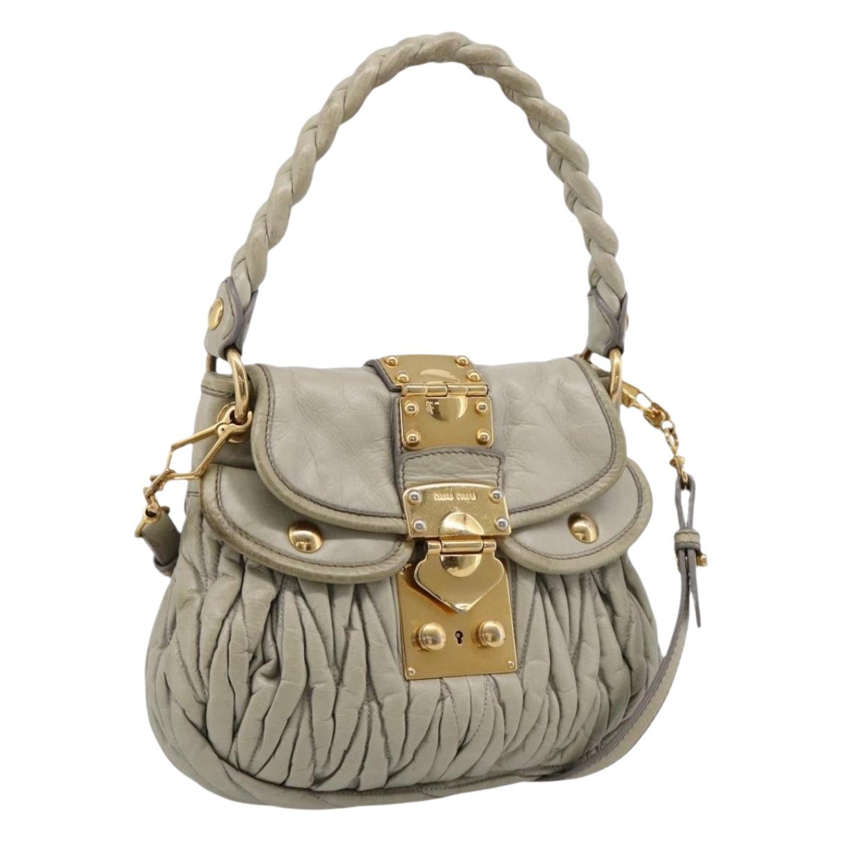 Beau leather handbag