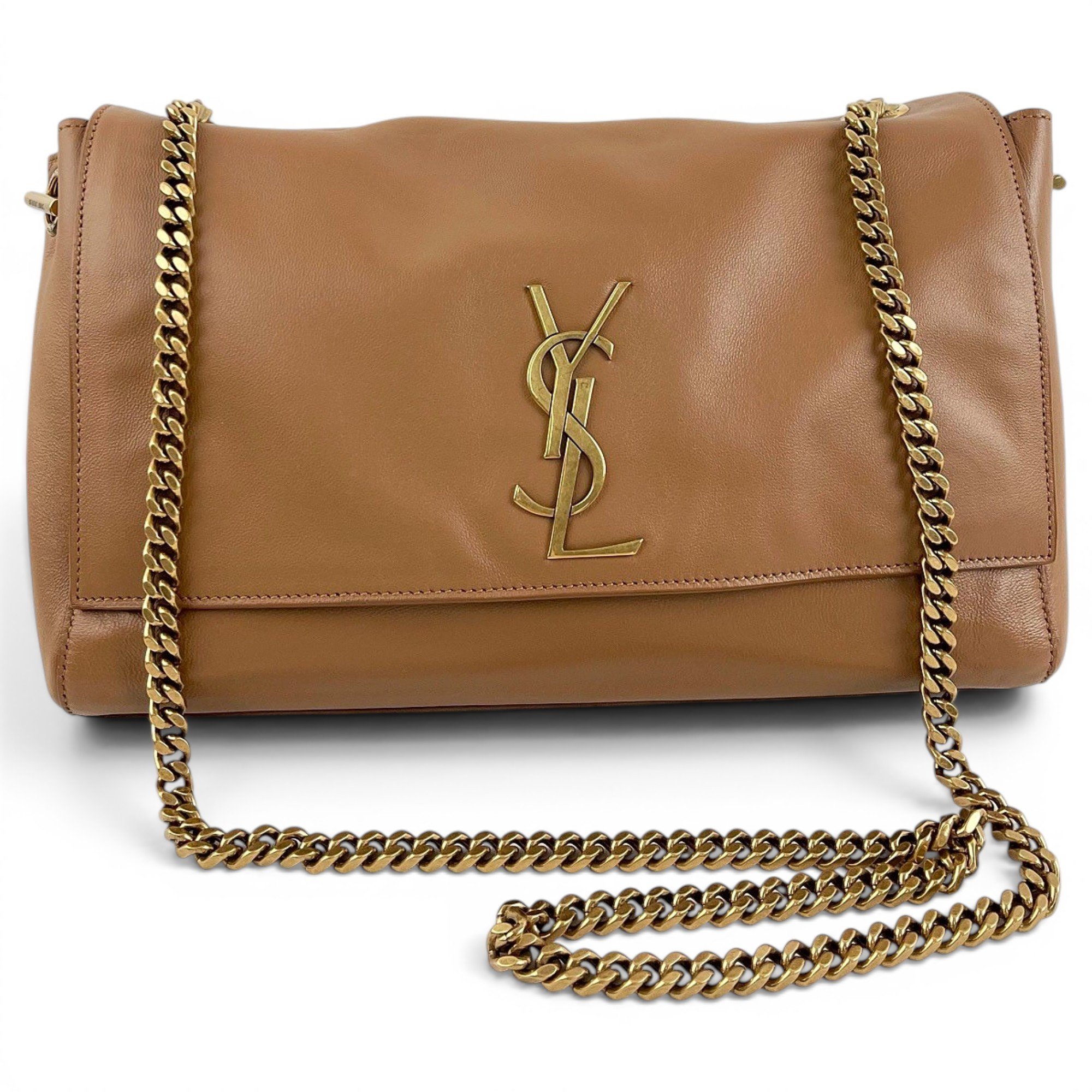 Reversible kate leather handbag