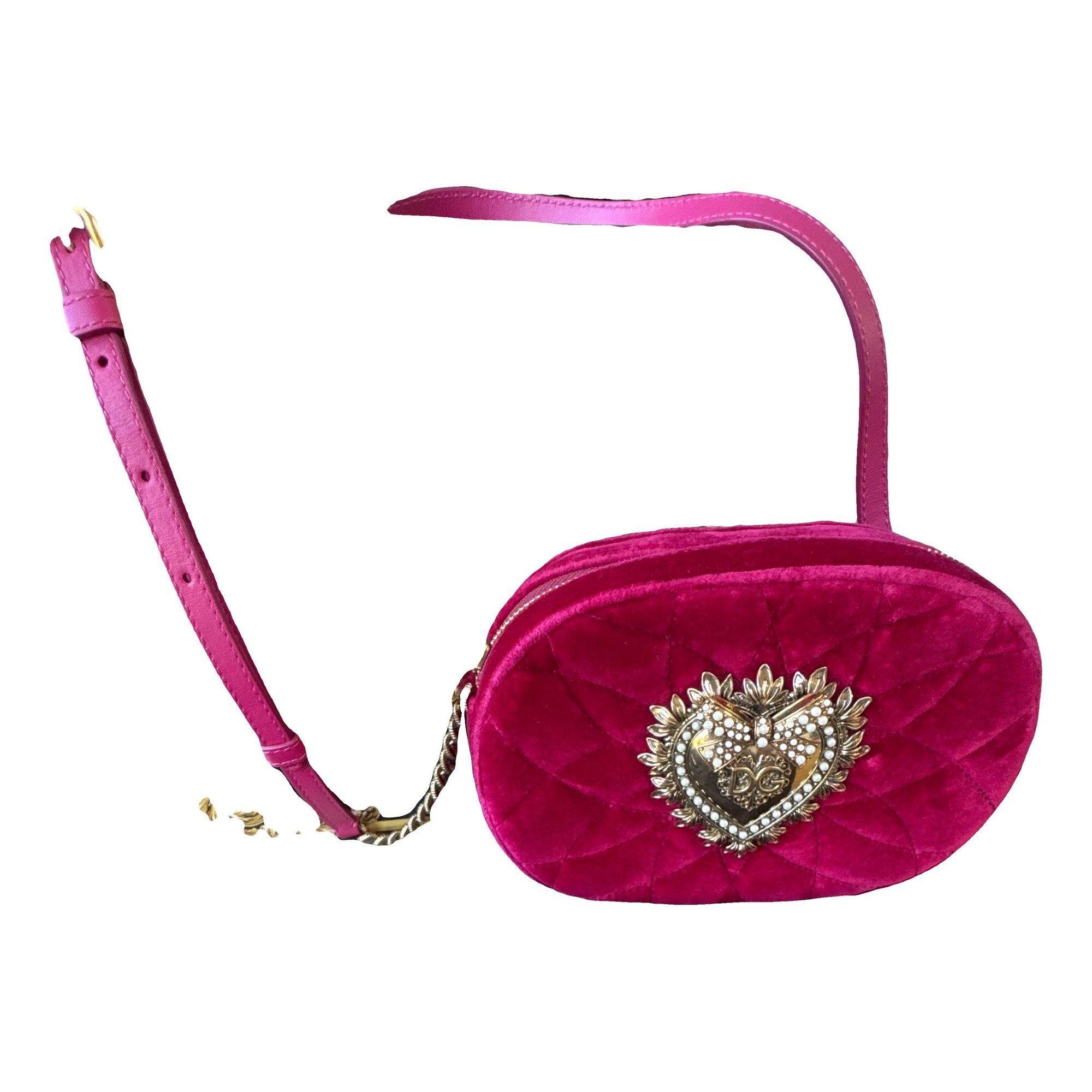 Devotion velvet crossbody bag