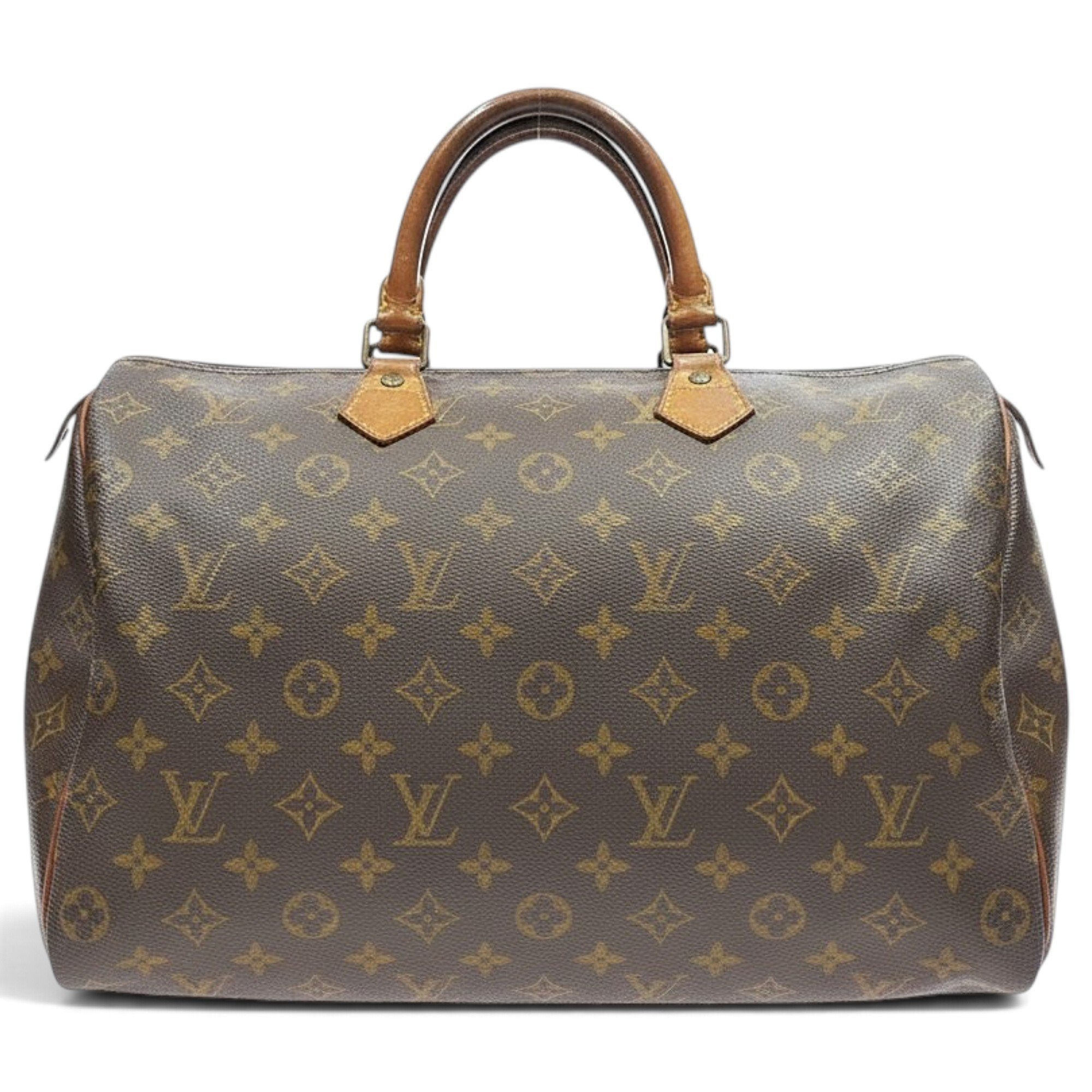Speedy leather handbag