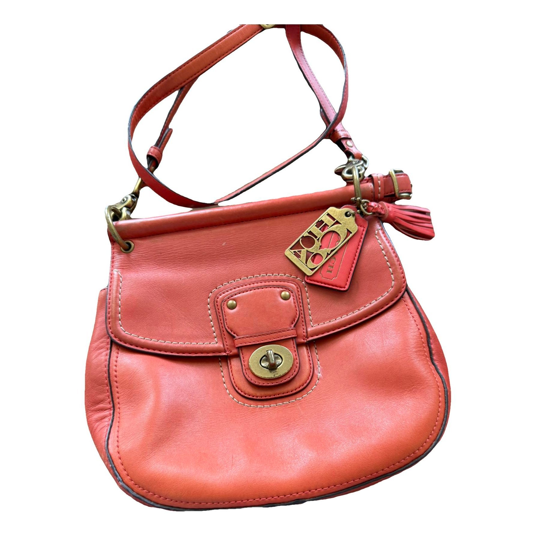 Leather crossbody bag