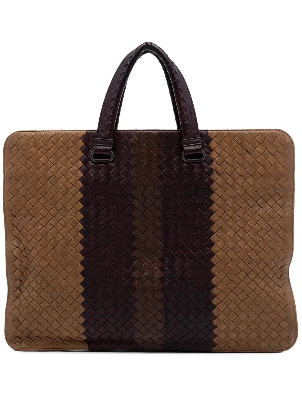2012-2026 Nappa Intrecciato Club Fume Briefcase business bag