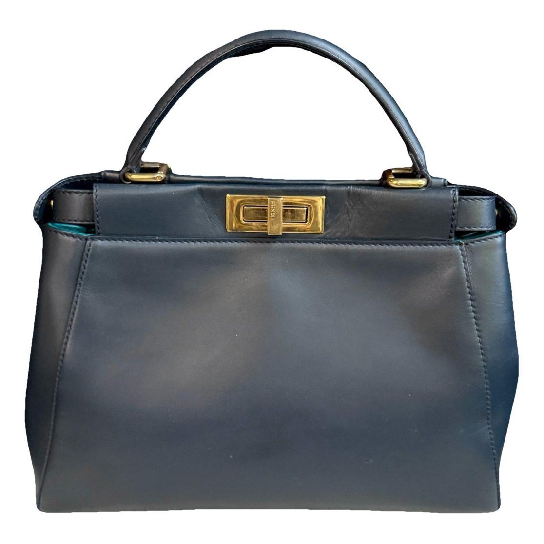 Peekaboo leather handbag