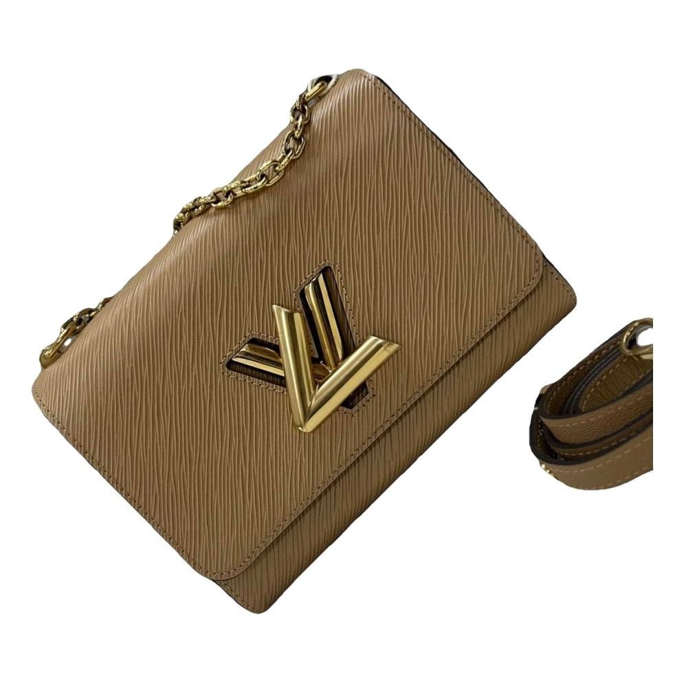 Twist leather handbag