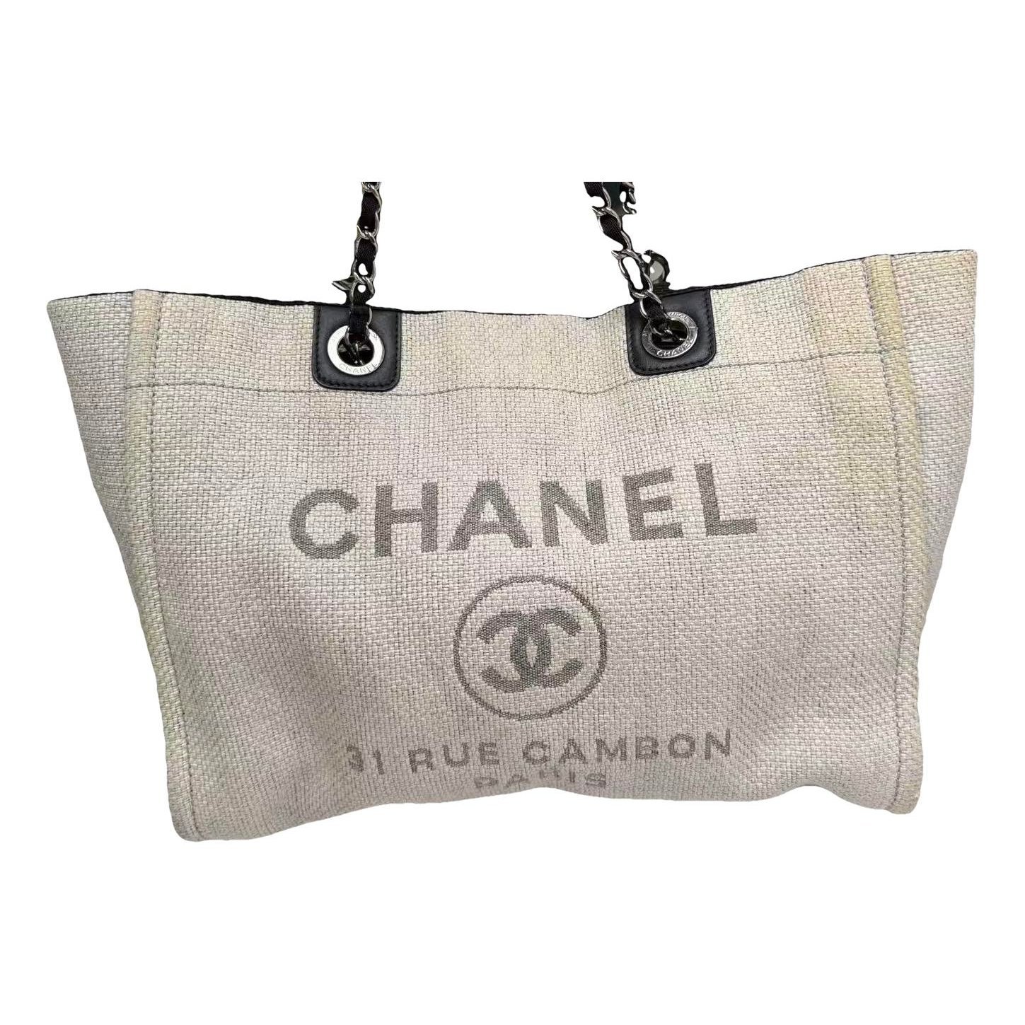 Deauville Chain tweed tote
