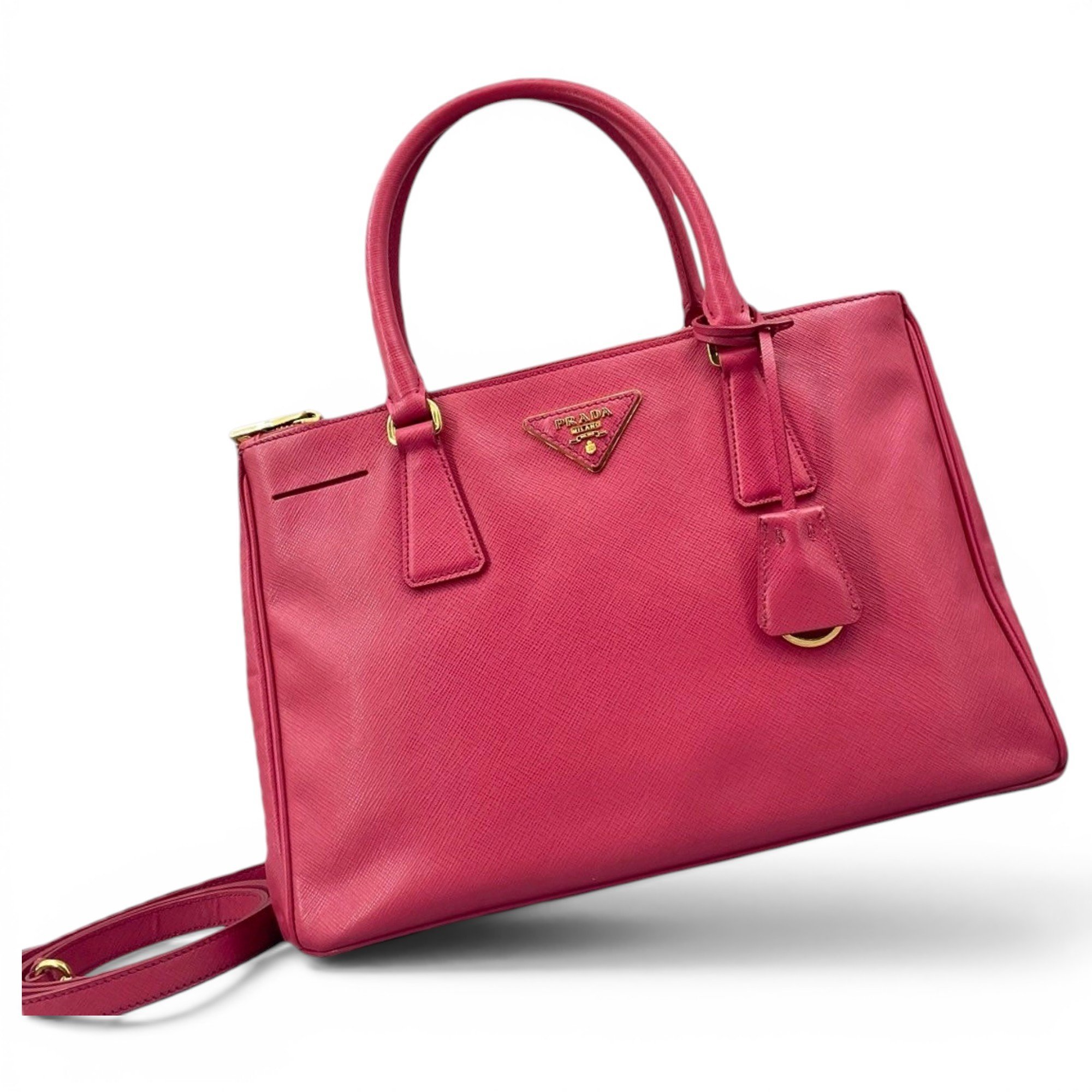 Galleria leather handbag