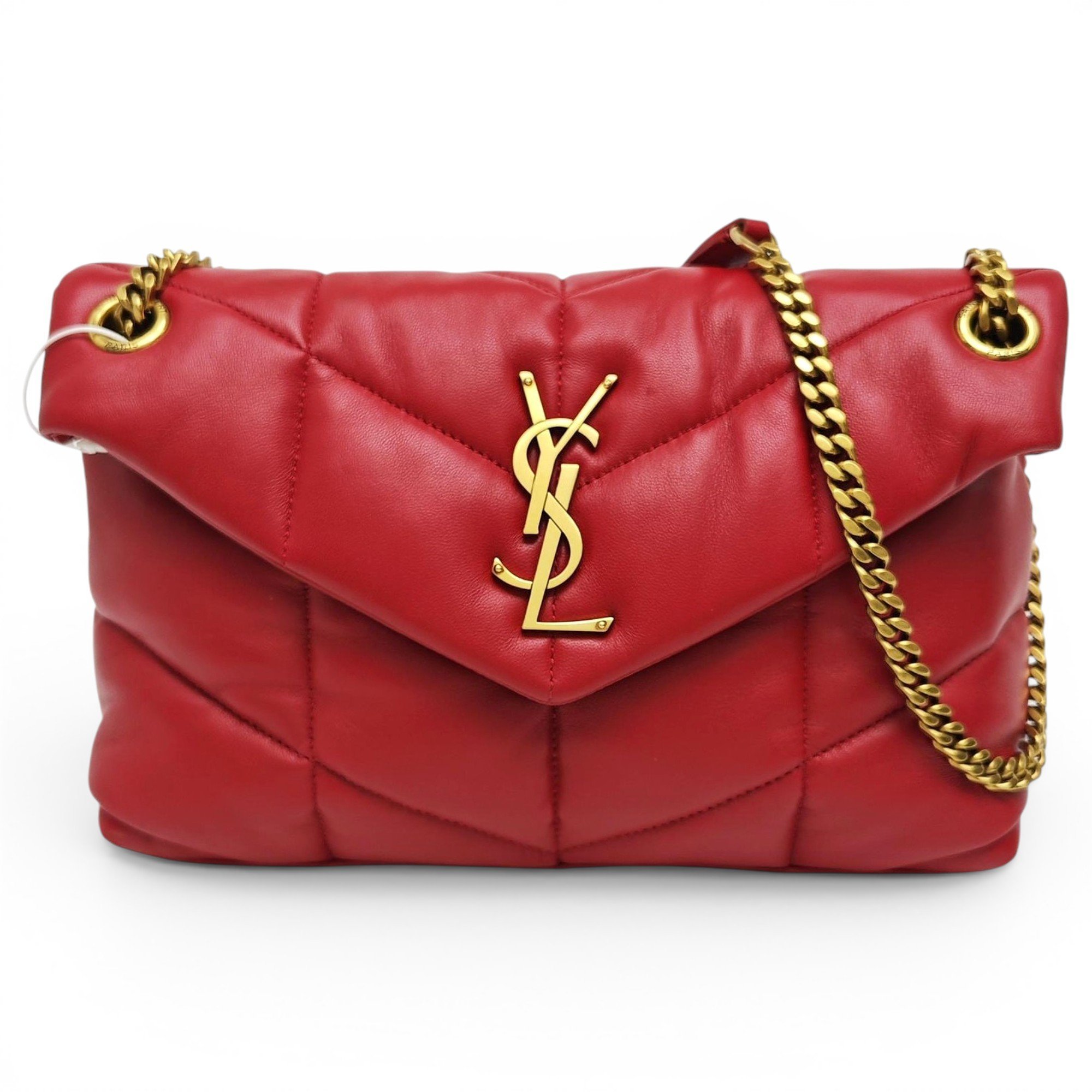 Loulou Puffer leather crossbody bag