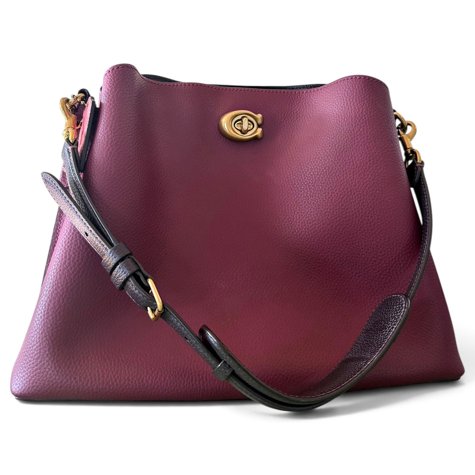 Leather handbag