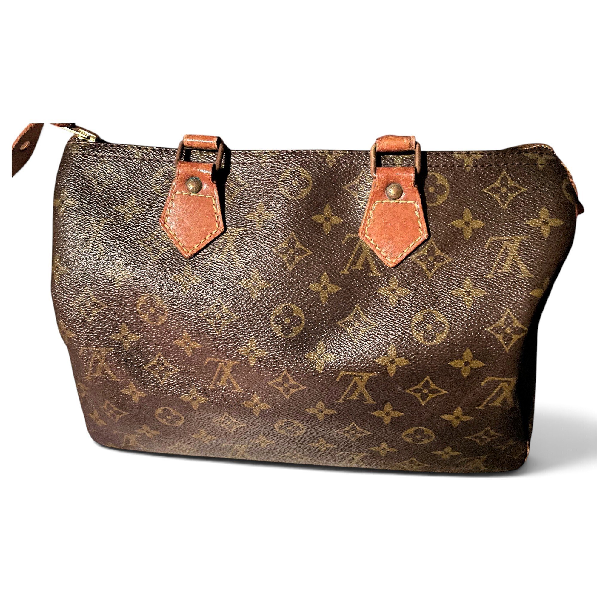 Speedy leather handbag