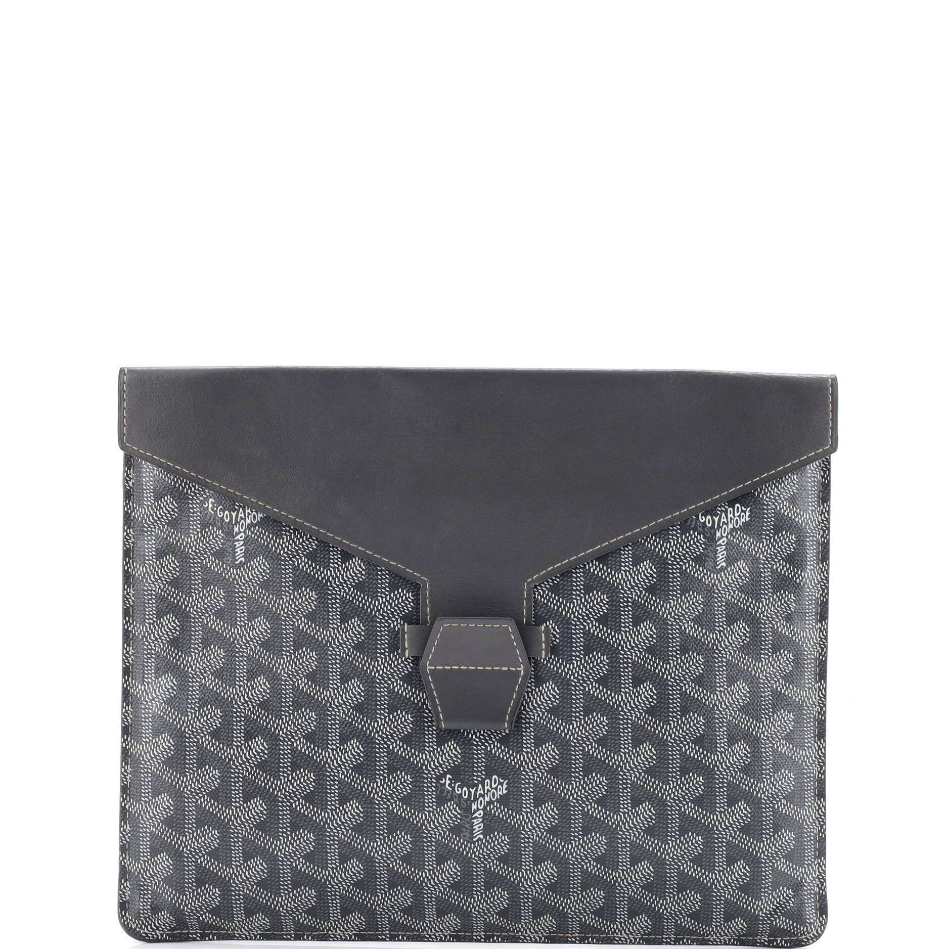 Camondo Horizontal Clutch II Coated Canvas MM